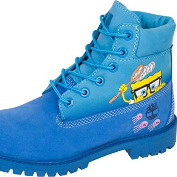 Timberland Shoes Timberland 6 Boot Spongebob Blue Poshmark